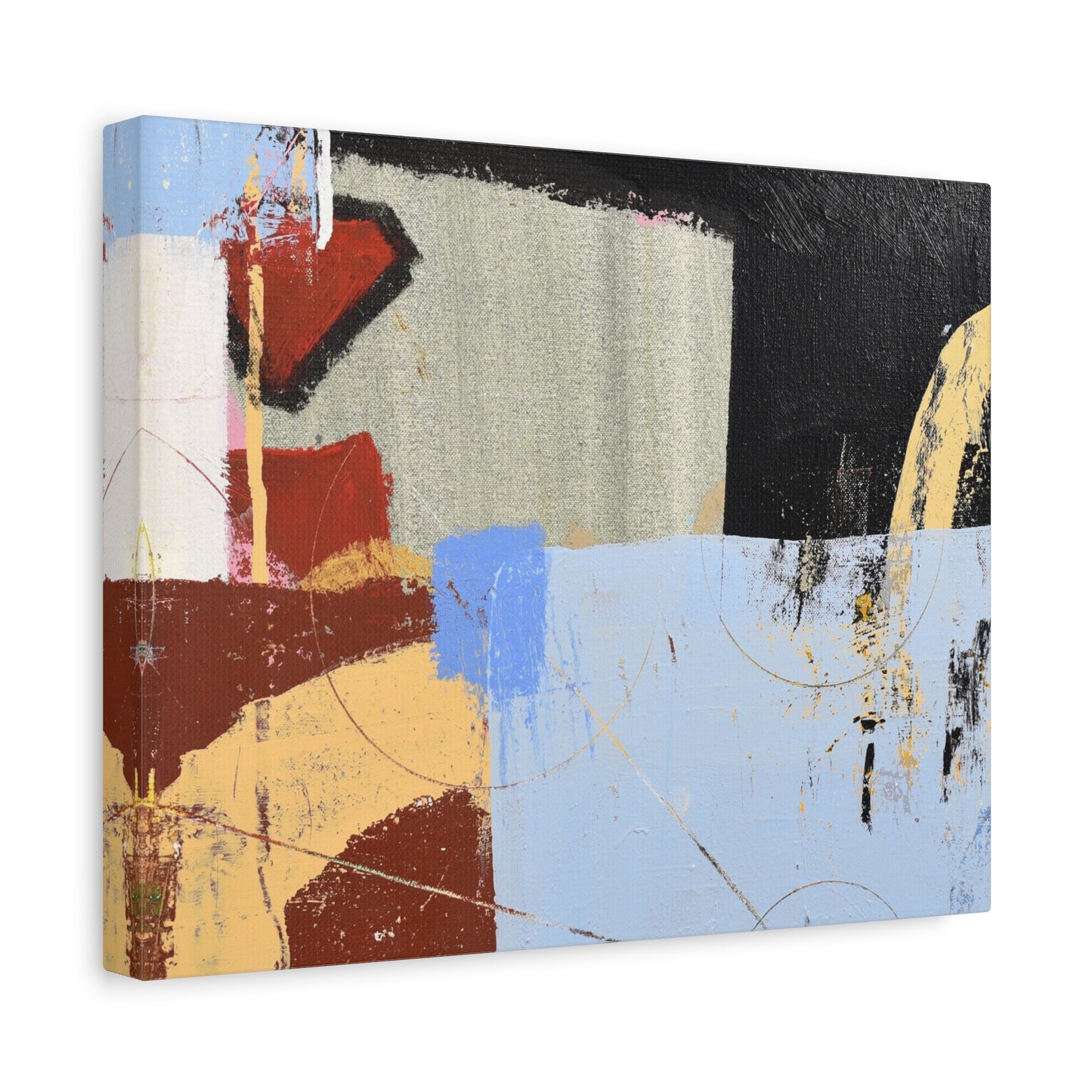 14" x 11" x 1.25" Abstract Art Print