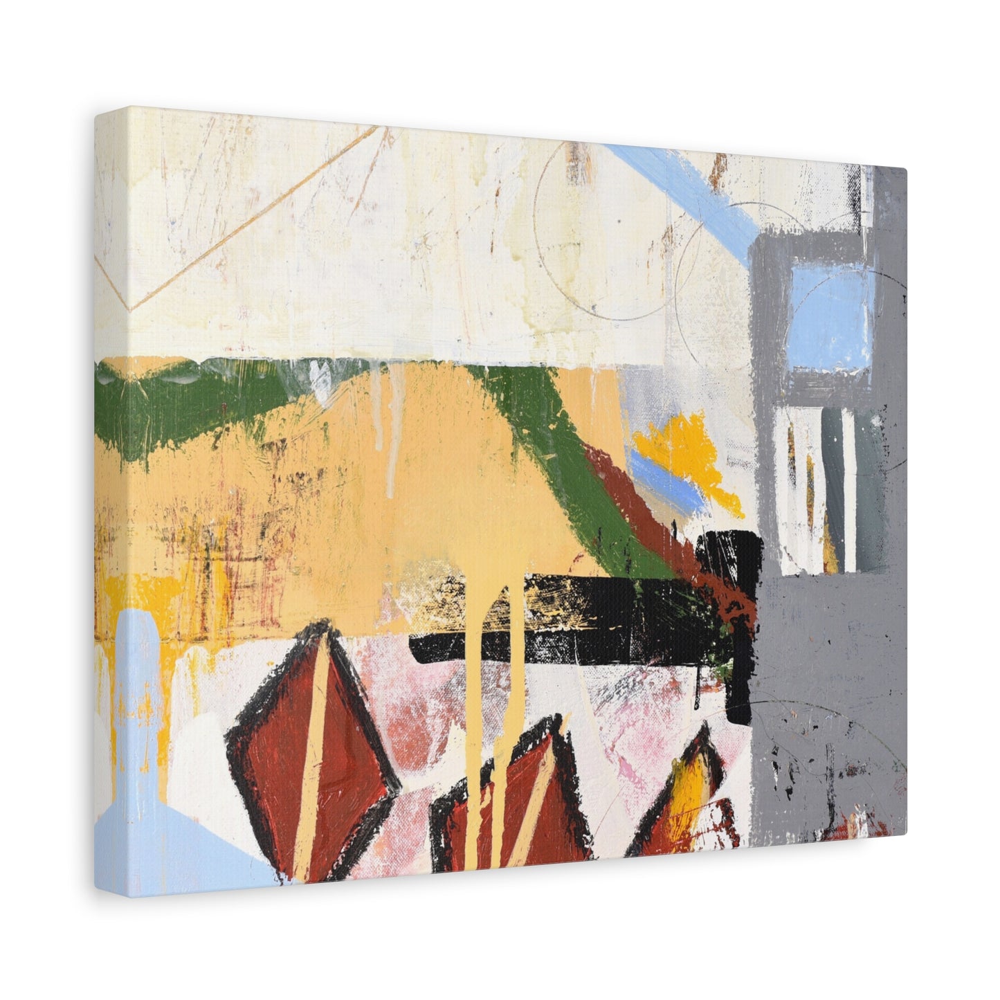 14" x 11" x 1.25" Abstract Art Print