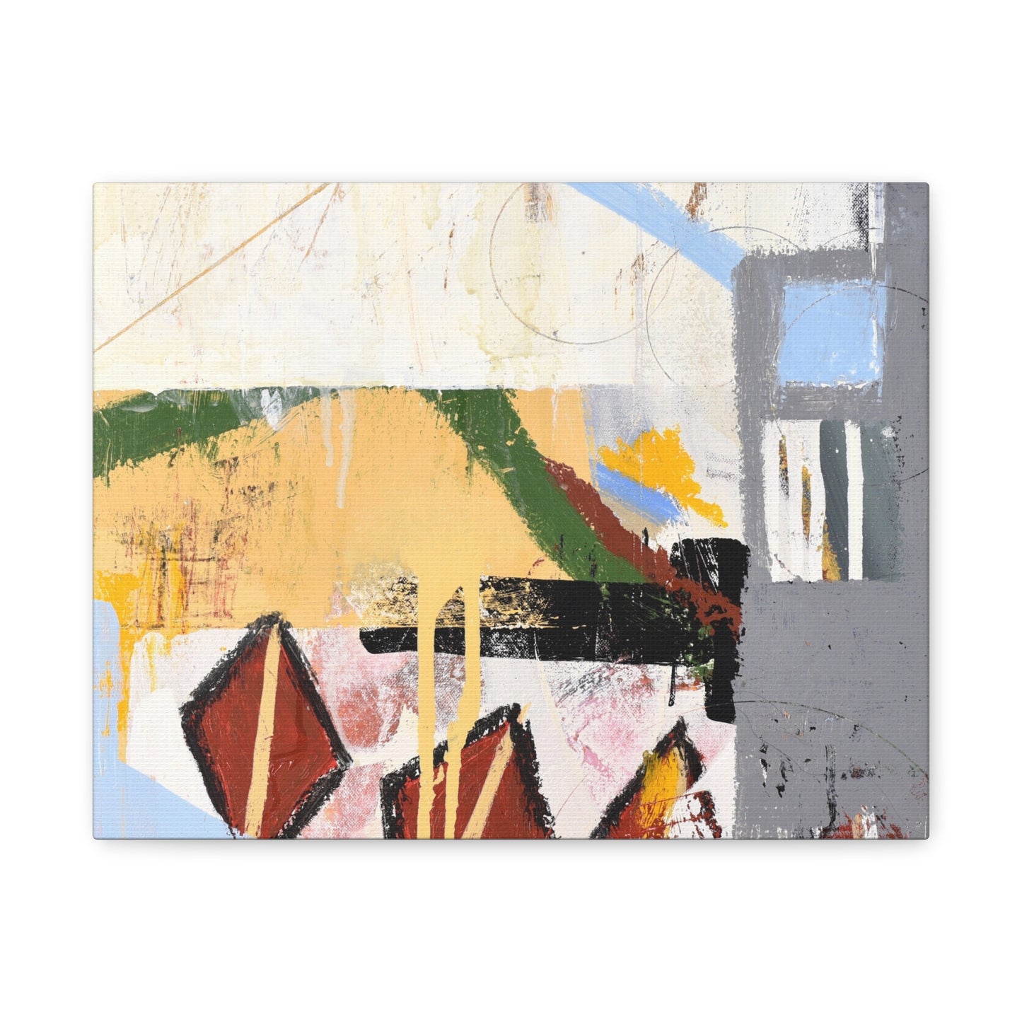 14" x 11" x 1.25" Abstract Art Print