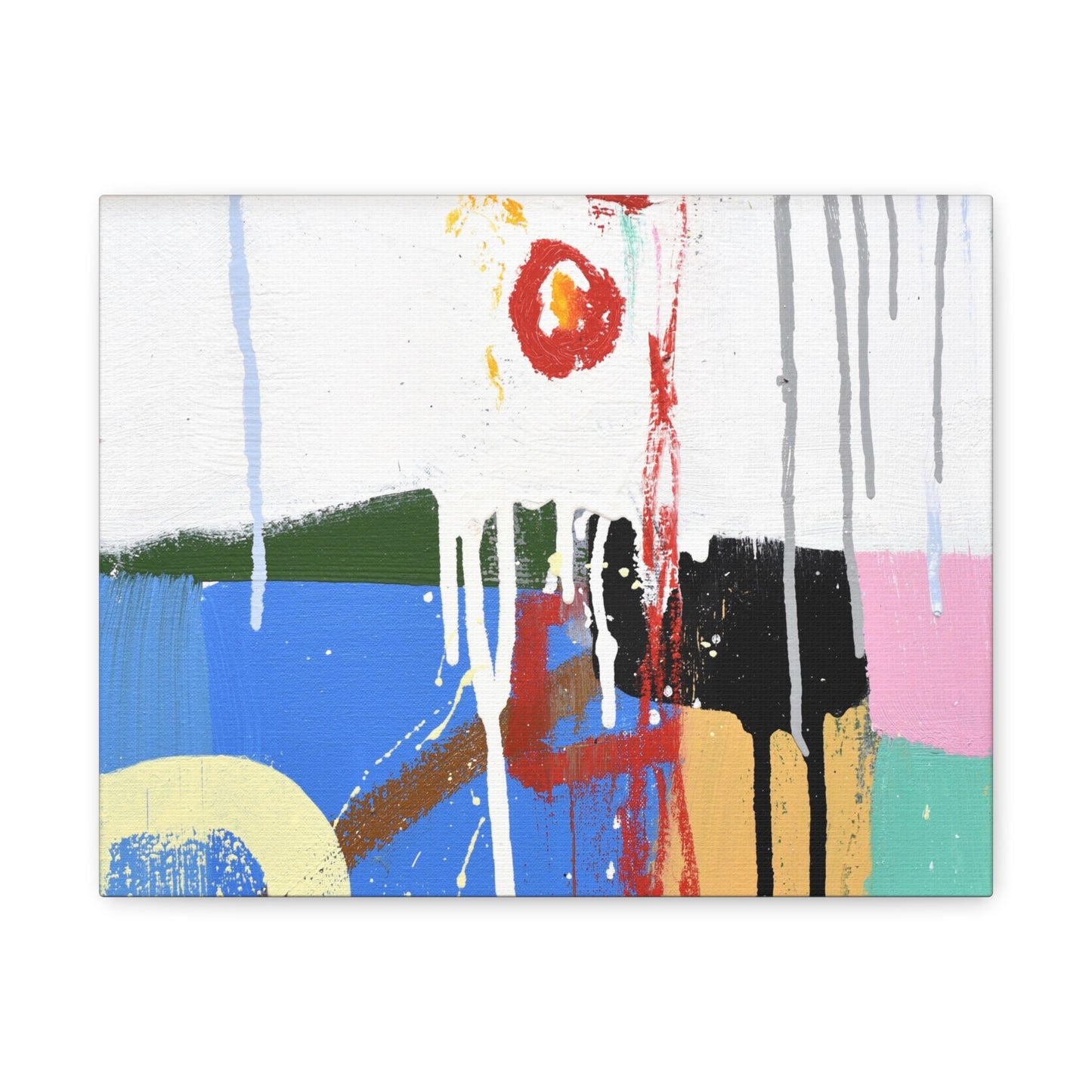 14" x 11" x 1.25" Abstract Art Print