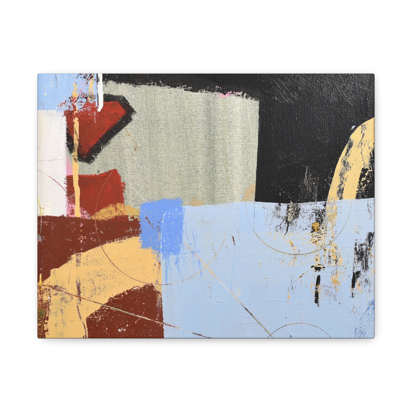 14" x 11" x 1.25" Abstract Art Print