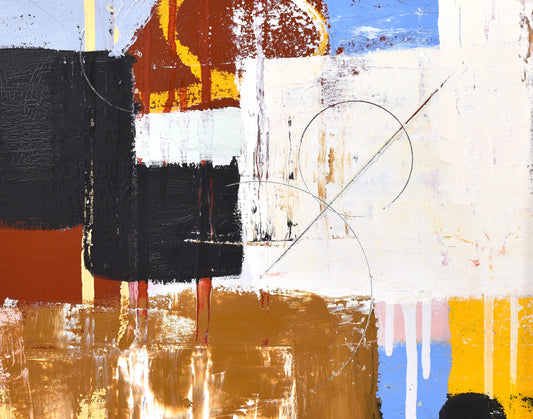 14" x 11" x 1.25" Abstract Art Print