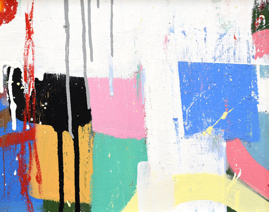 14" x 11" x 1.25" Abstract Art Print