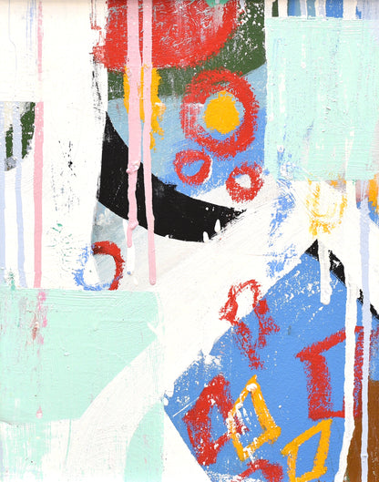 11" x 14" x 1.25" Abstract Art Print