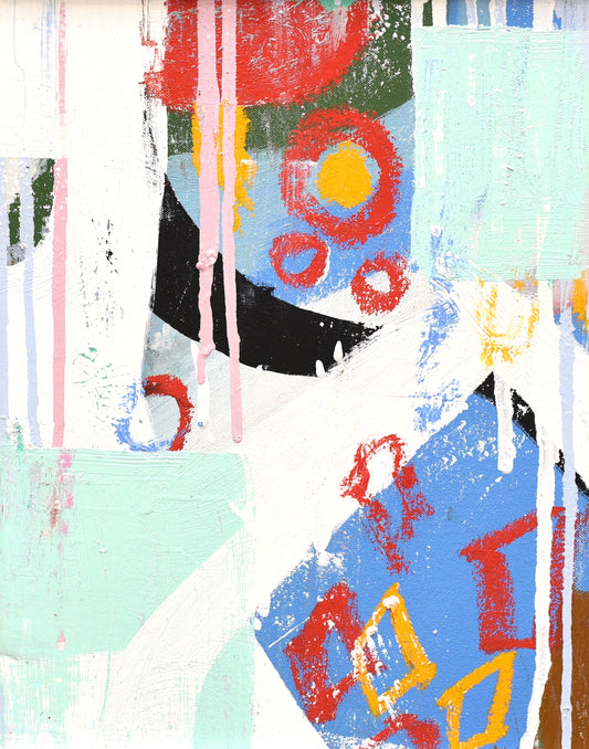 11" x 14" x 1.25" Abstract Art Print