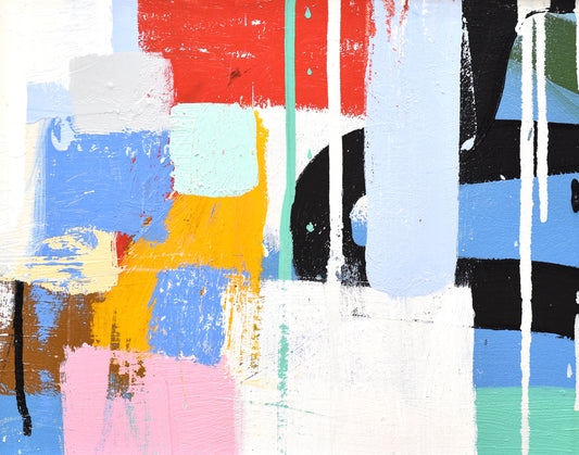 14" x 11" x 1.25" Abstract Art Print