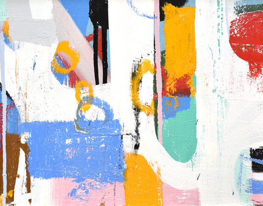 14" x 11" x 1.25" Abstract Art Print